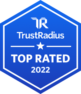 Premio Top Rated 2022 di TrustRadius